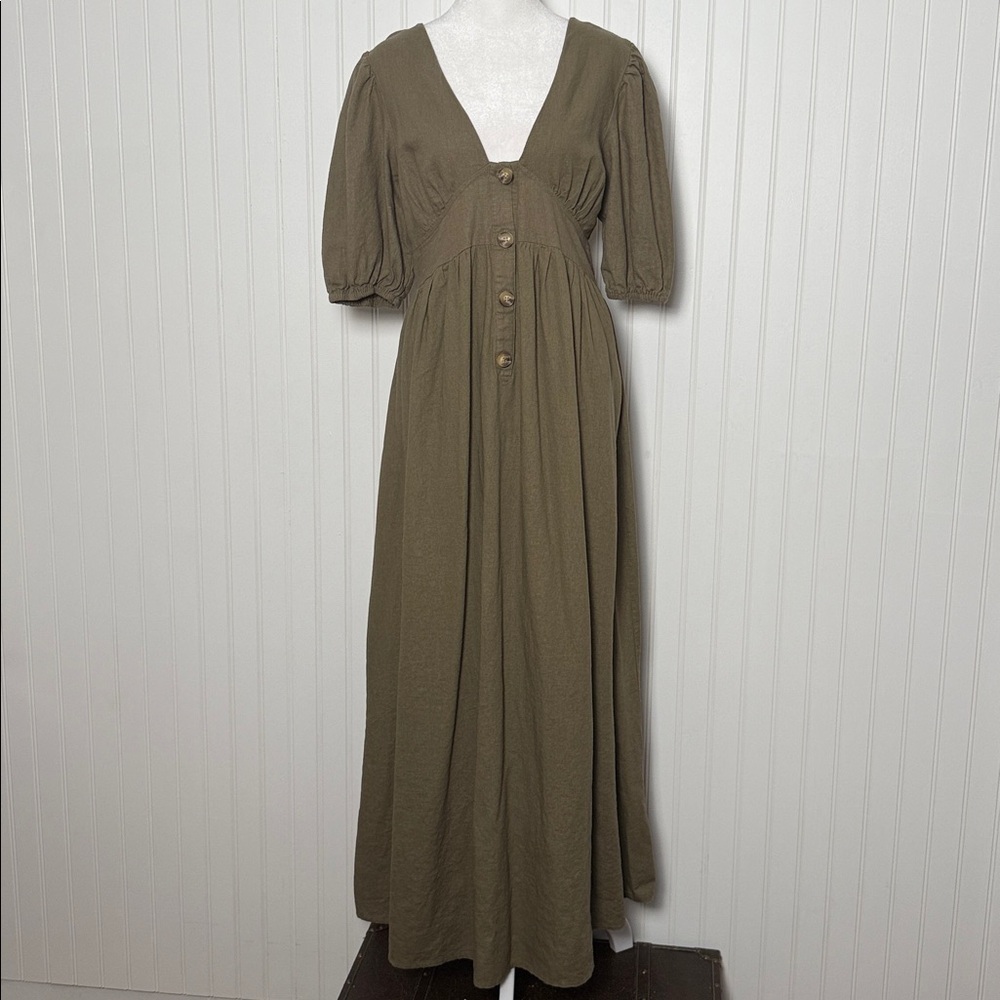 ASOS  Linen Blend maxi dress